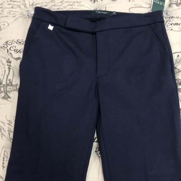LAUREN Ralph Lauren Stretch Ponte Straight Pants - Picture 5 of 8